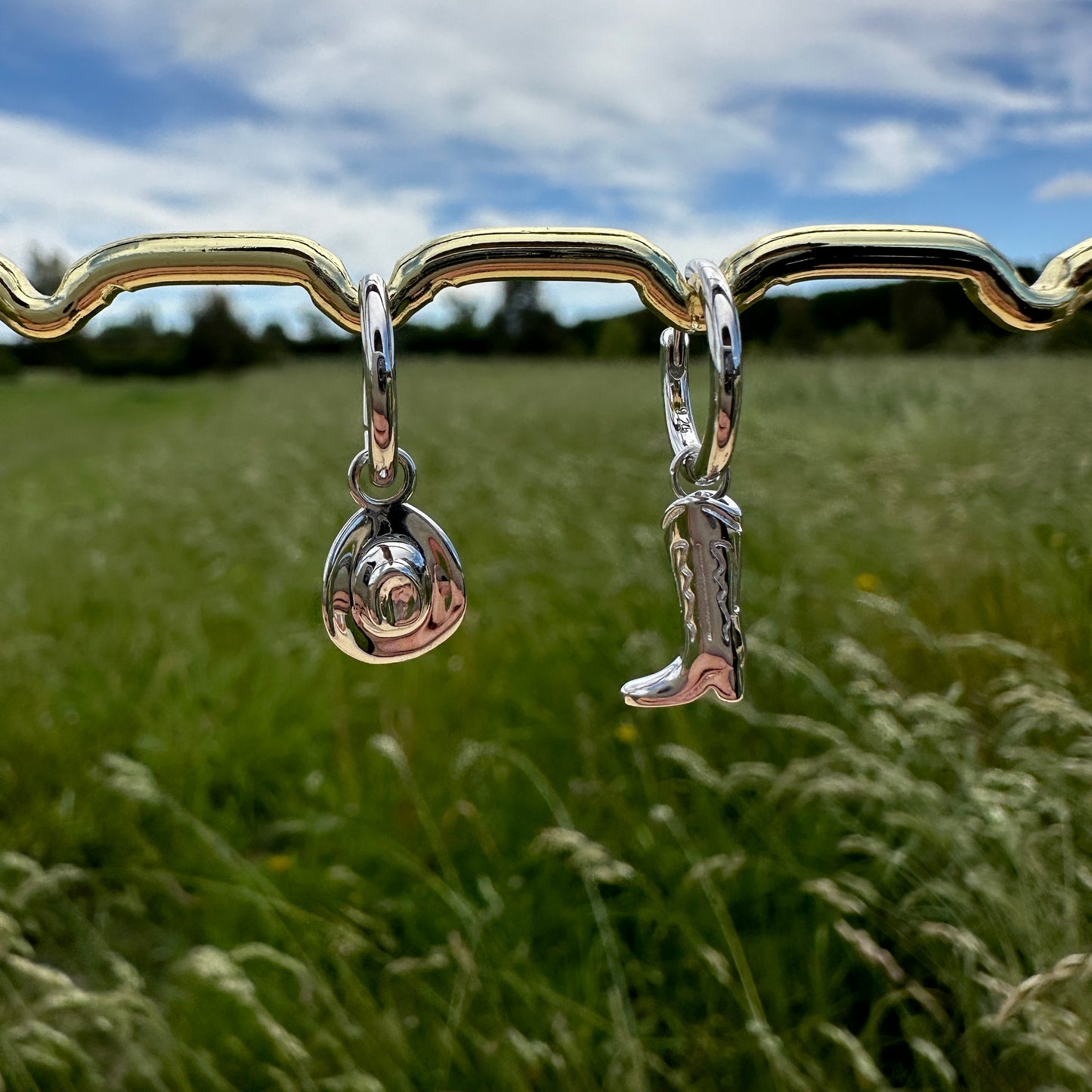 Better Together Huggie Earrings - Sterling Silver Rhodium Plated